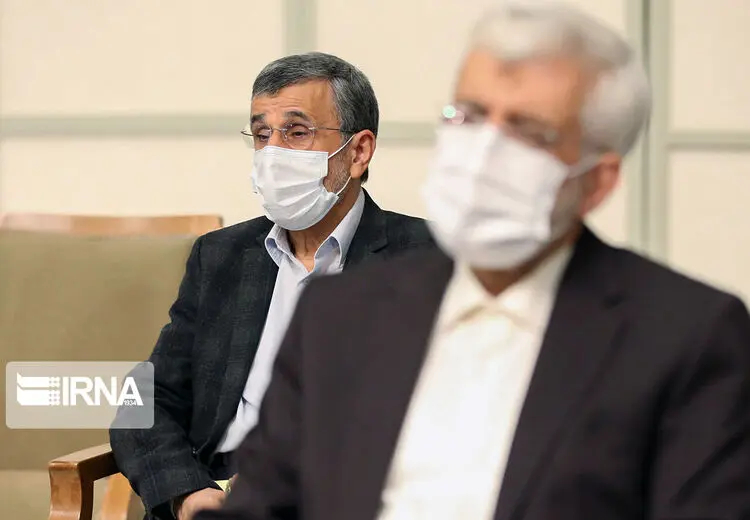 رئیس و دبیر سابق در یک قاب