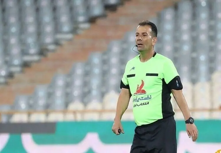 اضافه وزن عجیب داور دیدار پرسپولیس و مس + عکس