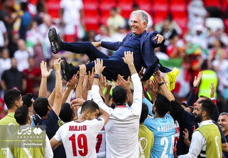 شادی اولین پیروزی در جام جهانی