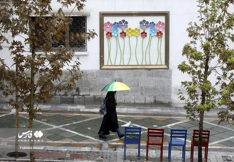 باران پاییزی تهران