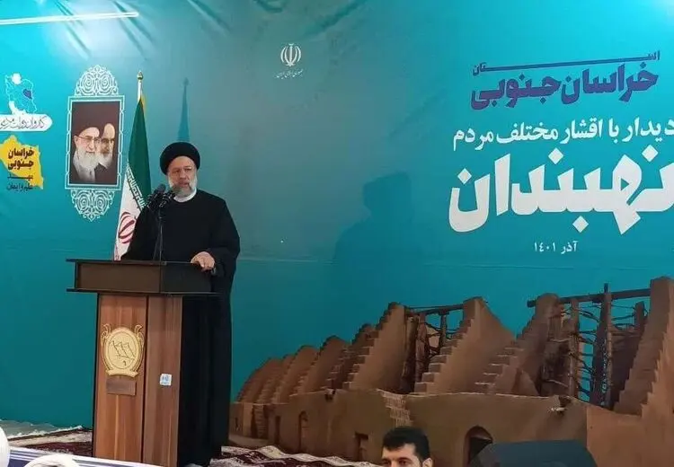 رییسی: فکر کردند با کلمه آزادی می‌توانند مردم را گول بزنند