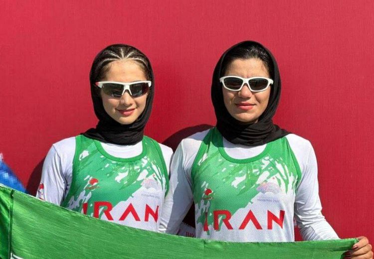  دو دختر ایران در مسابقات روئینگ آسیا طلایی شدند