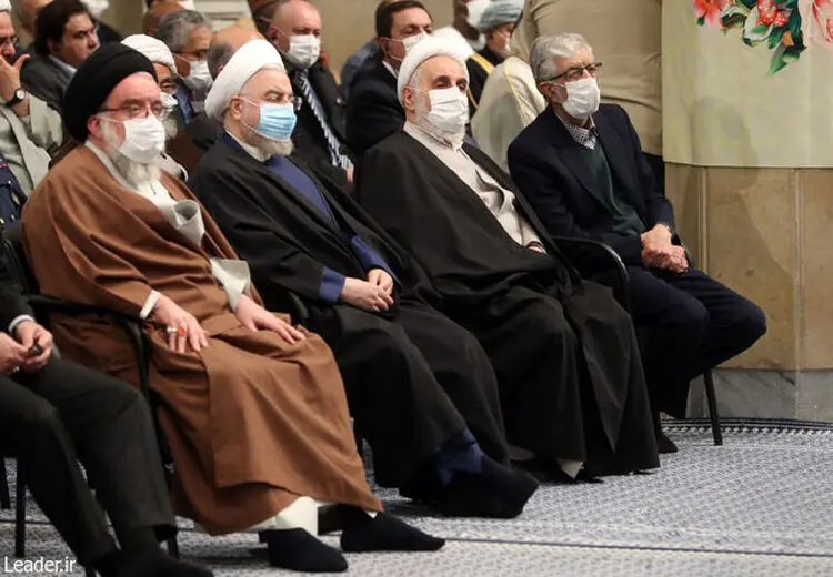 حضور ناطق و روحانی در دیدار امروز رهبر انقلاب