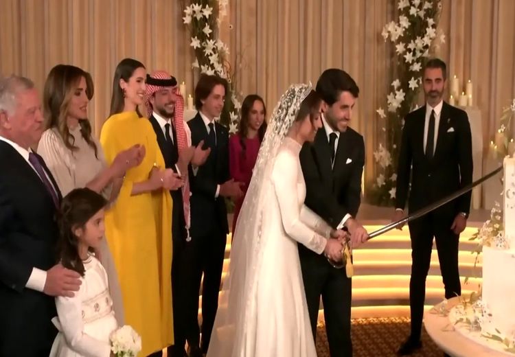 جشن ازدواج دختر پادشاه اردن