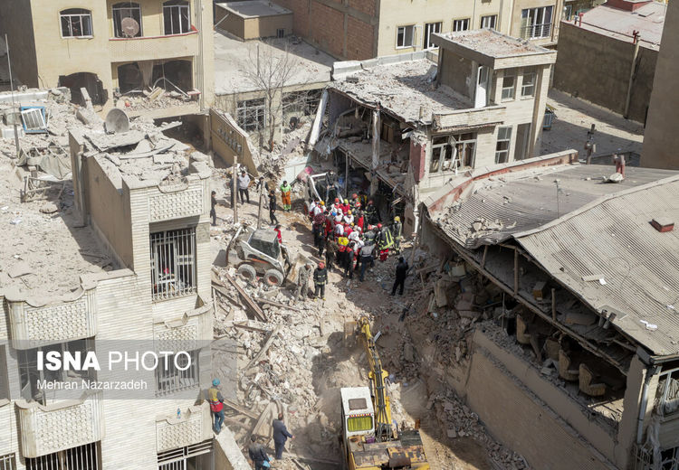 انفجار مهیب در تبریز