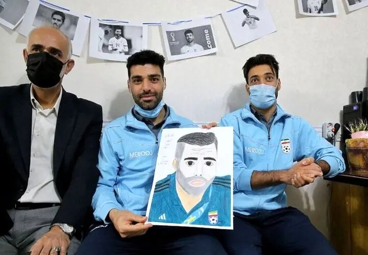  حضور فوتبالیستهای تیم ملی در مراکز خیریه