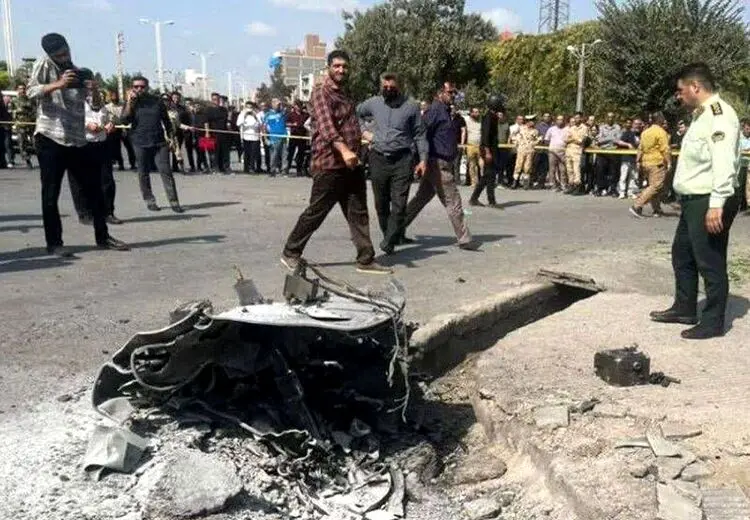 تایید سقوط یک پهپاد در گرگان و مجروح شدن دو شهروند + عکس