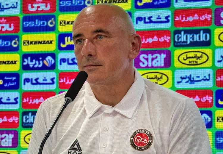 مربی تراکتور: بازیکنان ذوب آهن پس از بازی جوری خوشحال بودند انگار پیروز شده بودند