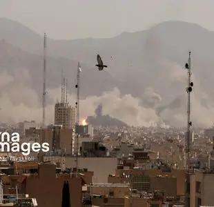 تصاویر حملات هوایی اسراییل به تهران