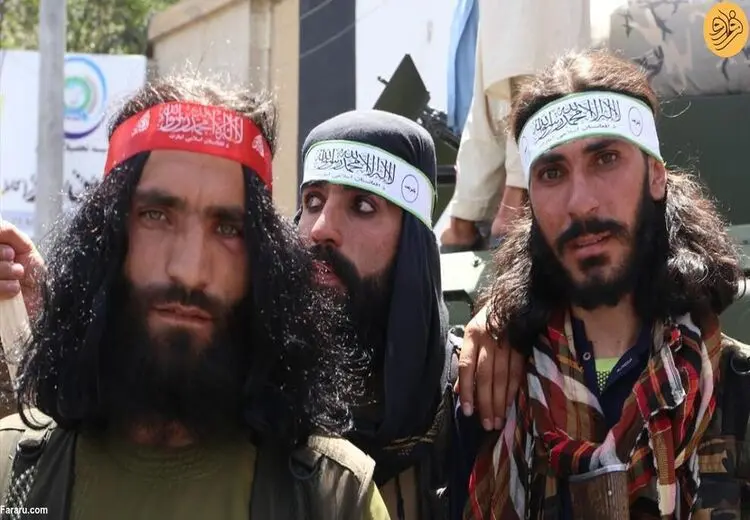 جشن خیابانی هواداران طالبان + عکس