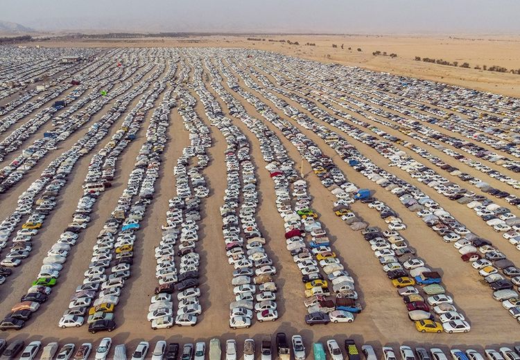 نرخ پارکینگ در مرز مهران چند؟