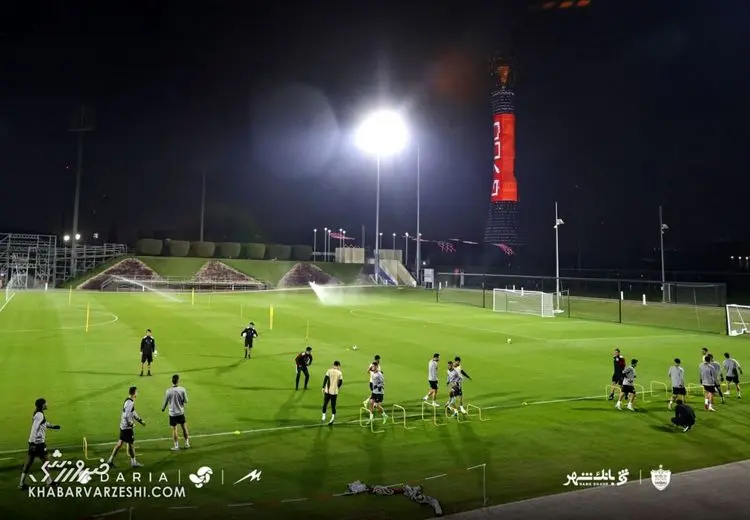 ۵ ستاره غایب تمرین اول پرسپولیس در قطر