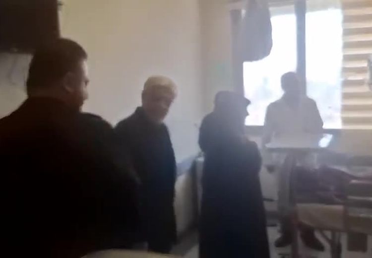 عیادت عارف و وزیر بهداشت از مجروحان حملات اسراییل + فیلم