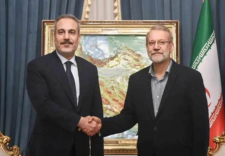 لاریجانی خطاب به وزیر خارجه ترکیه: ایران خانه شماست