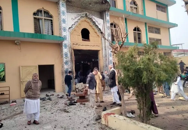 انفجار تروریستی در مسجد شیعیان پاکستان 