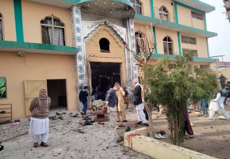 انفجار تروریستی در مسجد شیعیان پاکستان 