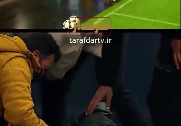 مجری صداوسیما وسط برنامه زنده پخش زمین شد! / فیلم