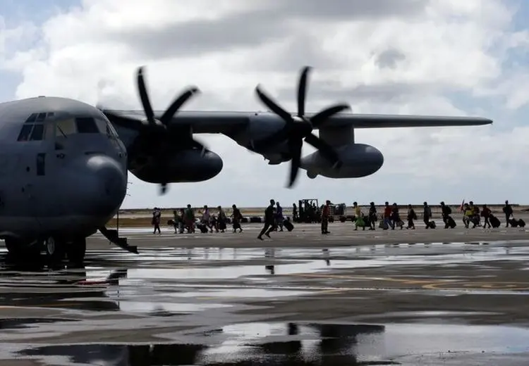 هواپیمای نظامی آمریکا دچار حادثه شد