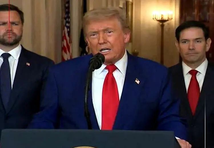 تمجید ترامپ از حمله نظامی علیه مراکز هسته‌ای ایران/ من و نتانیاهو مثل یک تیم کار کردیم!