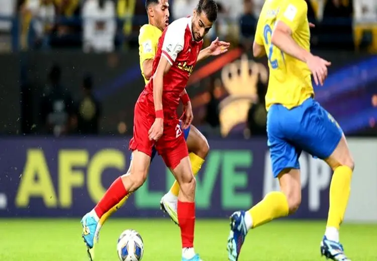  تساوی پرسپولیس مقابل النصر 10 نفره 