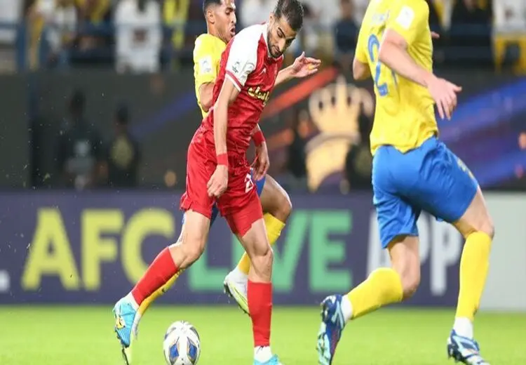  تساوی پرسپولیس مقابل النصر 10 نفره 