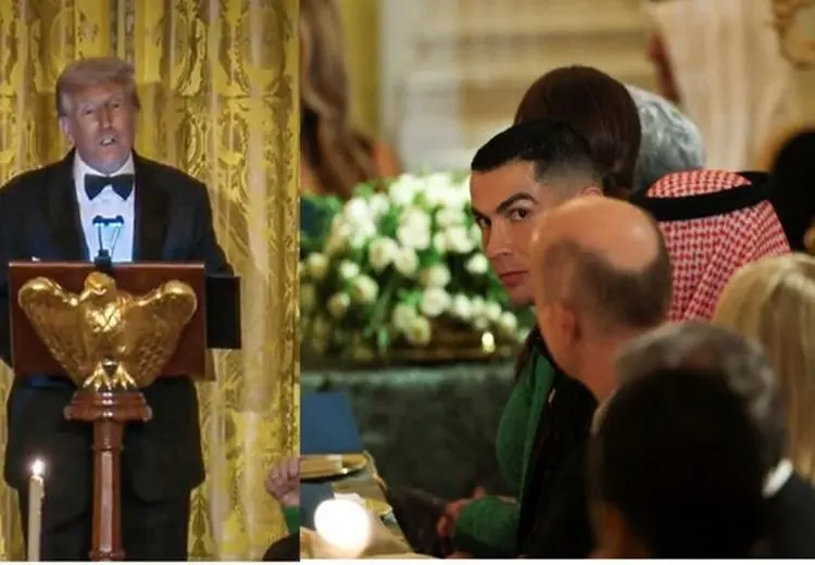 واکنش ترامپ به حضور رونالدو در کاخ سفید