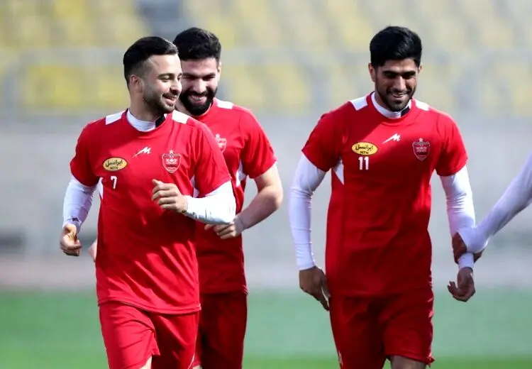تمرین تاکتیکی پرسپولیس پیش از گل‌گهر