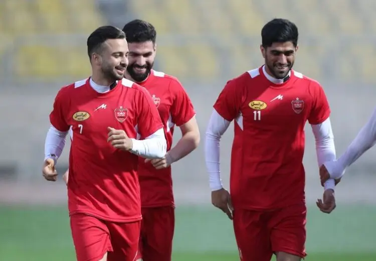 تمرین تاکتیکی پرسپولیس پیش از گل‌گهر