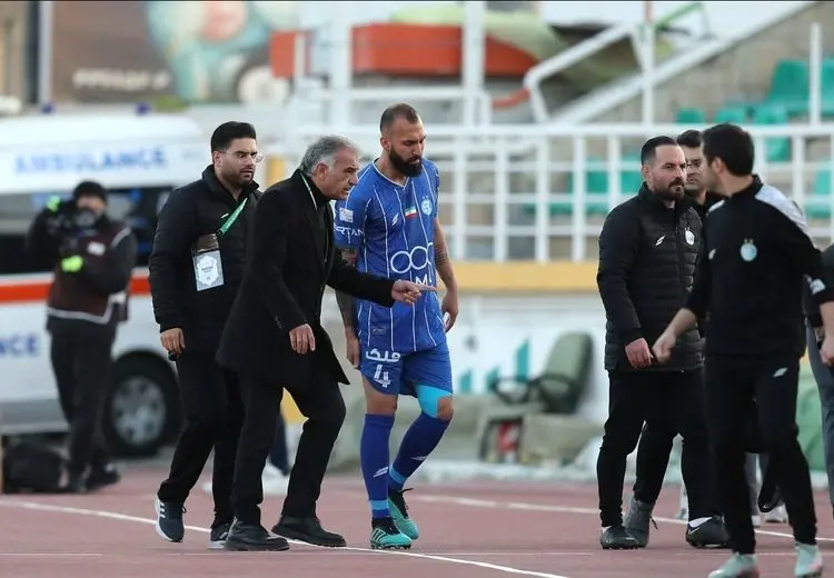 اتفاق تلخ برای استقلال؛ چشمی مصدوم شد