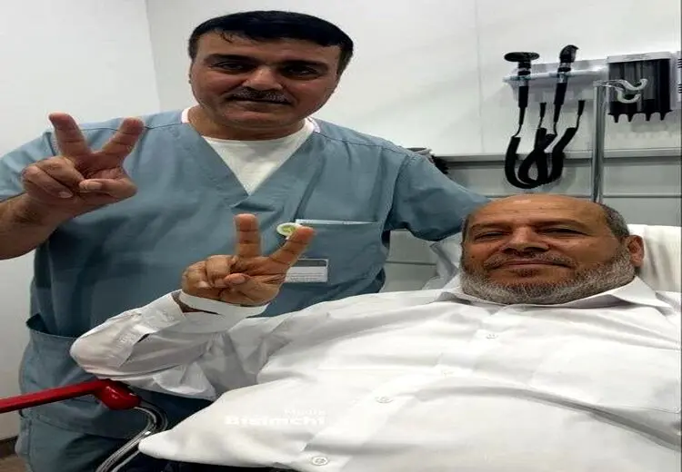 تصویر یکی از رهبران حماس بعد از ترور ناموفق