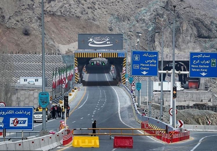 انسداد ۴ روزه قطعه دوم آزادراه تهران - شمال
