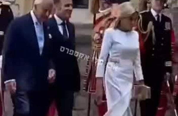  باز هم تنبیه رئیس جمهور فرانسه توسط همسرش
