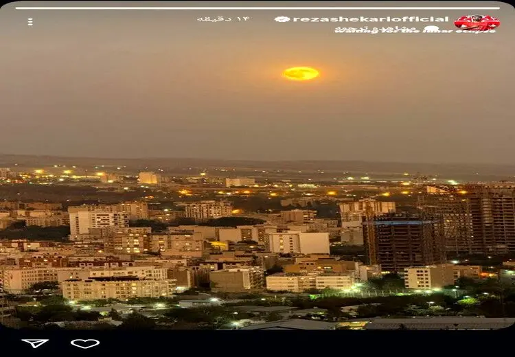 کری خوانی ستاره پرسپولیس با خسوف امشب