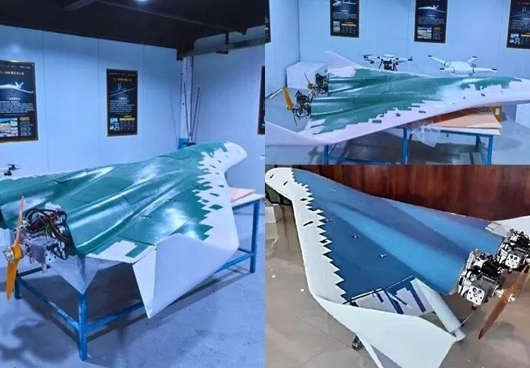 رونمایی چین از یک پهپاد انتحاری با رنگ استتار جنگنده روسیه