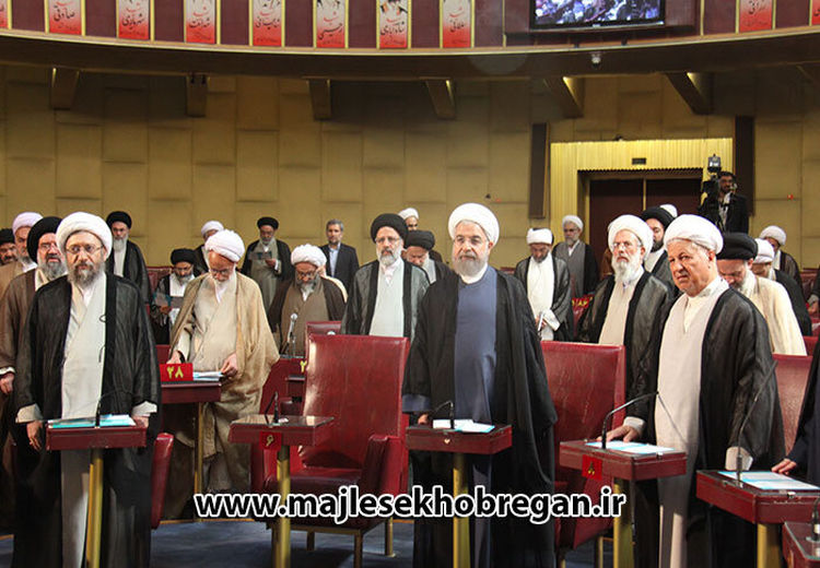 عکس های ماندگار از هاشمی رفسنجانی و حسن روحانی در افتتاحیه خبرگان پنجم