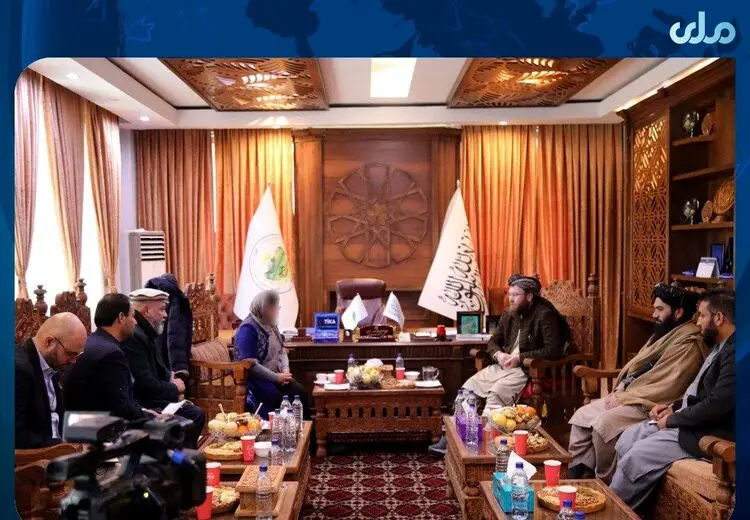 شاهکار تازه طالبان/ زن باحجاب هم سانسور شد! 