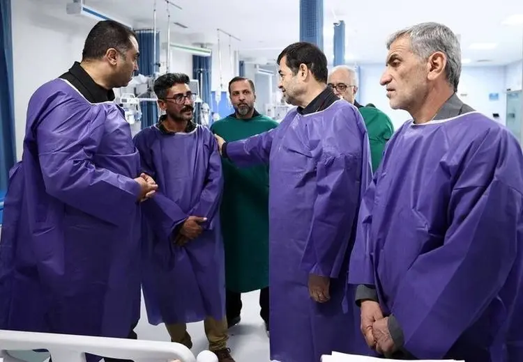 عیادت وزیر ورزش از دختر موتورسوار