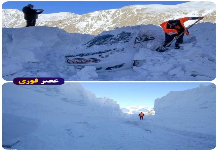 بارش سه متری برف در ترکیه جاده نزدیک مرز ایران را مسدود کرد!   