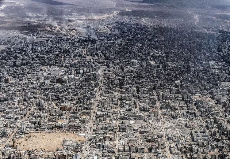 تصویر آخر الزمانی جدید از غزه 