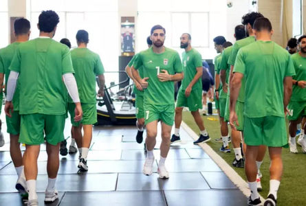 میهمان ویژه اردوی تیم ملی فوتبال + عکس