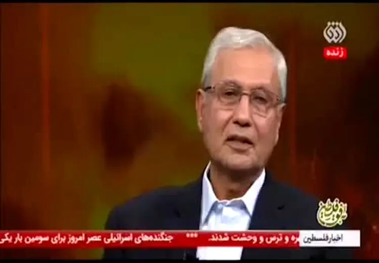 کنایه علی ربیعی روی آنتن زنده