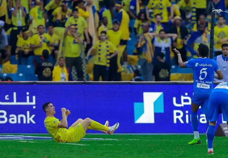 کری‌خوانی باشگاه الهلال با استفاده از رونالدو + عکس