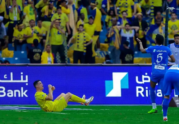 کری‌خوانی باشگاه الهلال با استفاده از رونالدو + عکس