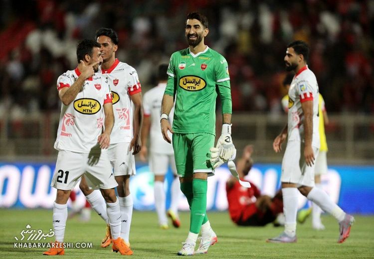 تشکر علیرضا بیرانوند از مربی پرسپولیس  