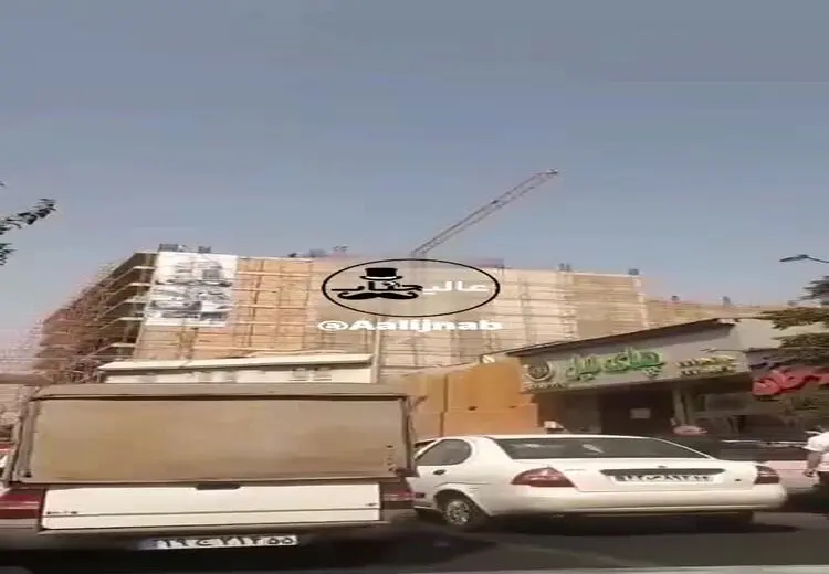 تلاش جوان تهرانی برای خودکشی از نوک جرثقیل!