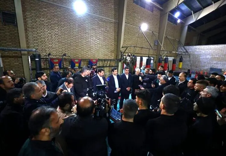 دیدار دنیامالی با تیم ملی بوکس امید 