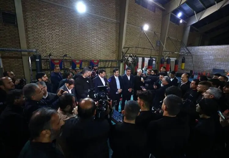 دیدار دنیامالی با تیم ملی بوکس امید 
