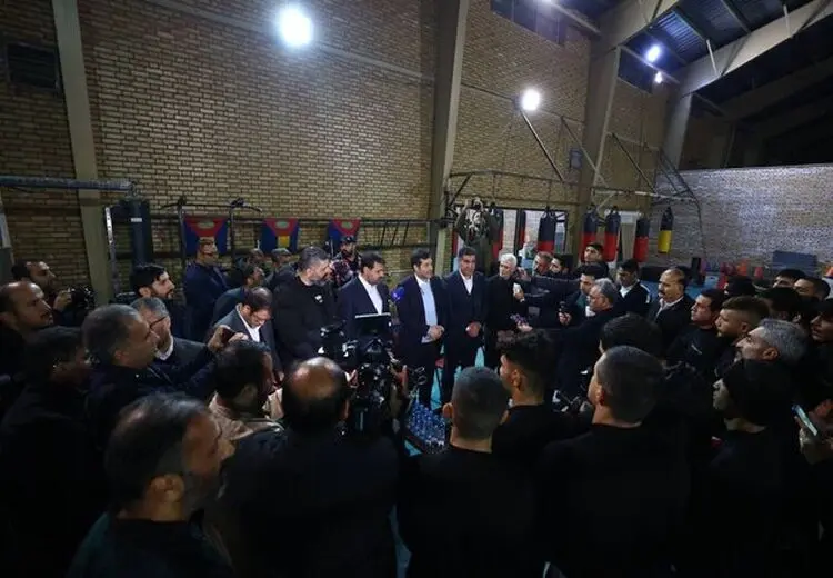 دیدار دنیامالی با تیم ملی بوکس امید 