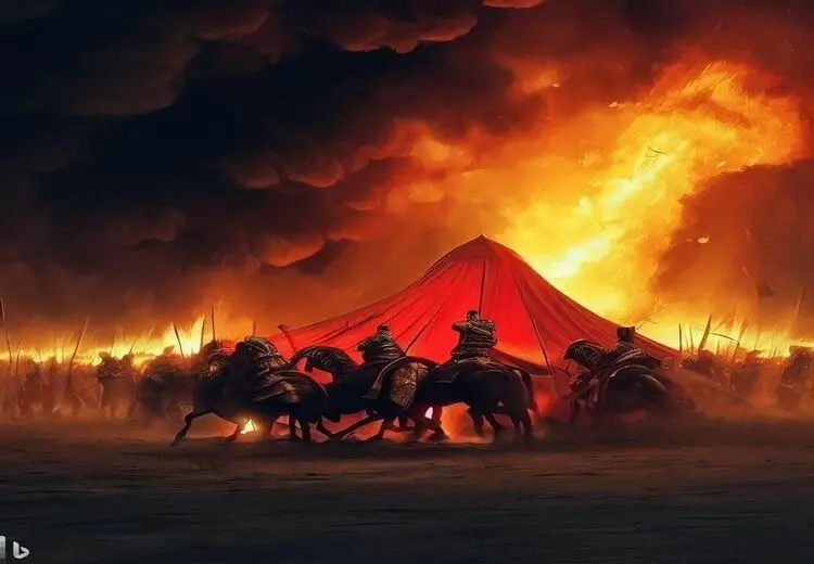 تصویرسازی هوش مصنوعی از روز عاشورا و شهادت امام حسین (ع)