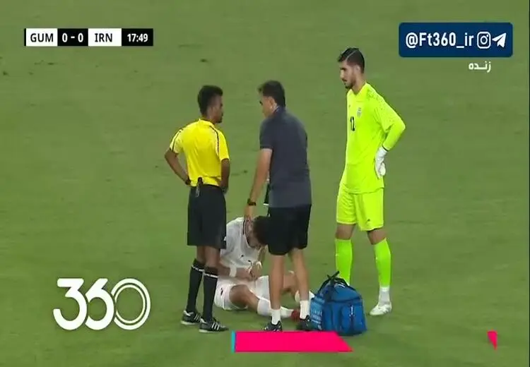 تنها دفاع راست پرسپولیس در تیم ملی مصدوم شد!